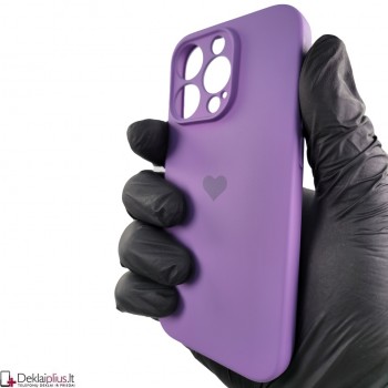 Švelnus silikoninis dėklas - violetinis (Apple Iphone 14 Pro) Švelnus silikoninis dėklas - violetinis (Apple Iphone 14 Pro)